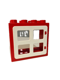 Lego® Duplo® okno červenobílé